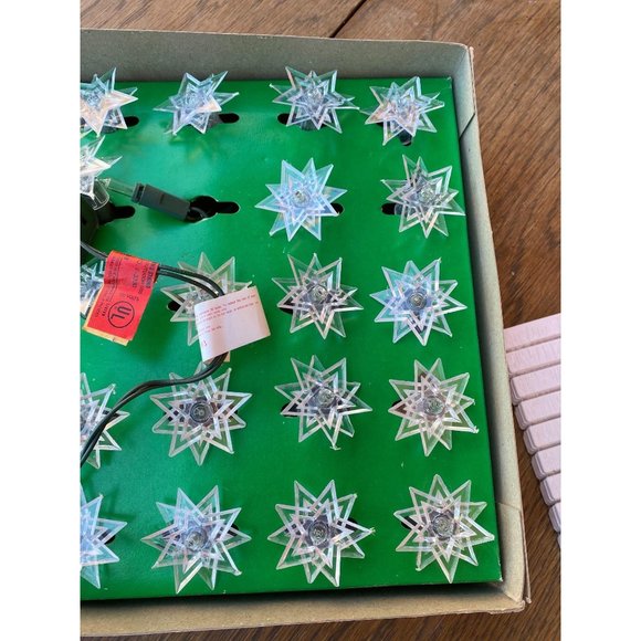 AS IS Vintage plastic star Christmas lights - Picture 4 of 7